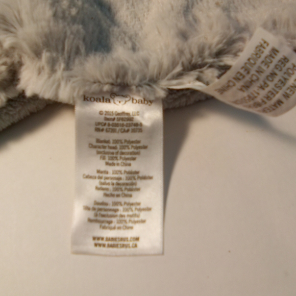 Babies R US Koala Baby Elephant Rattle Lovey Security Blanket #B2-11 - Picture 4 of 6